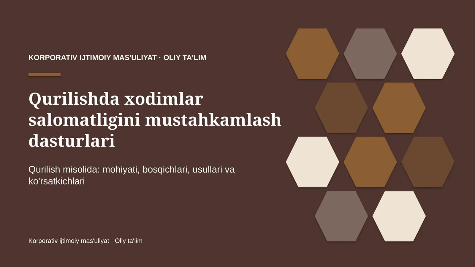 qurilishda xodimlar salomatligini mustahkamlash dasturlari 4574