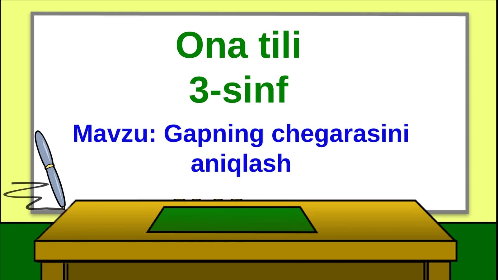 Onatili 3-sinf