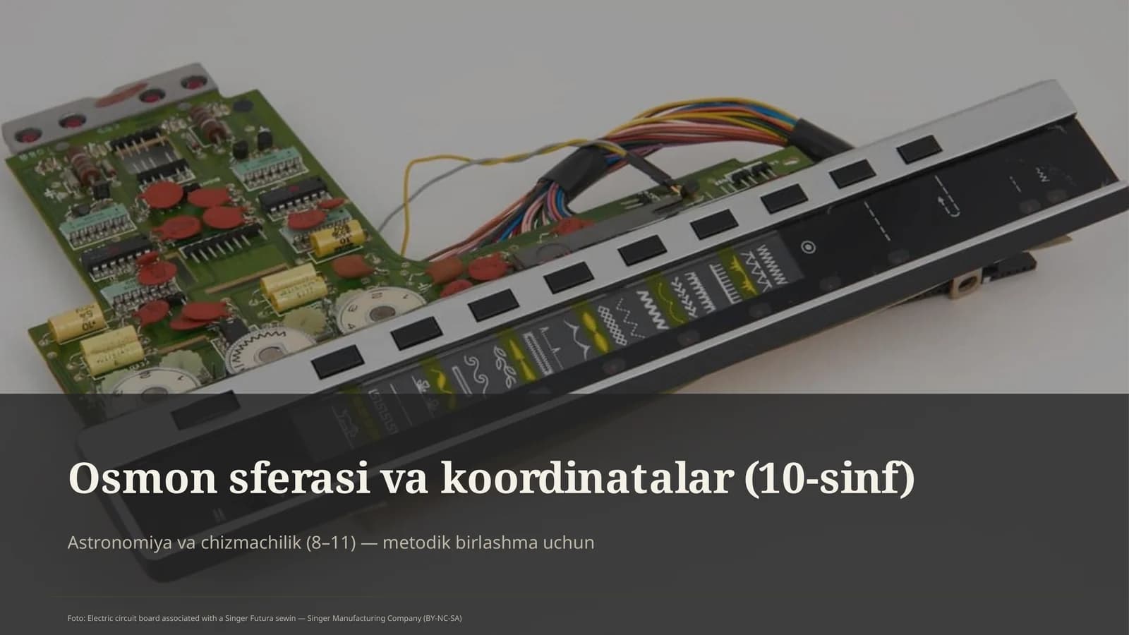Osmon sferasi va koordinatalar (10-sinf)