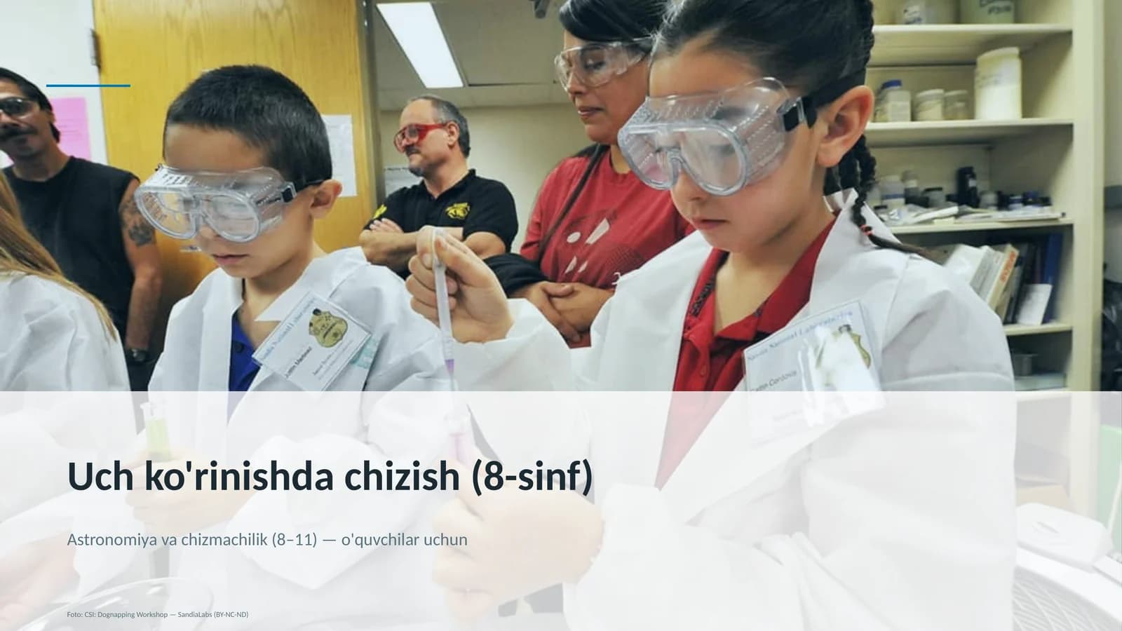 Uch ko'rinishda chizish (8-sinf)