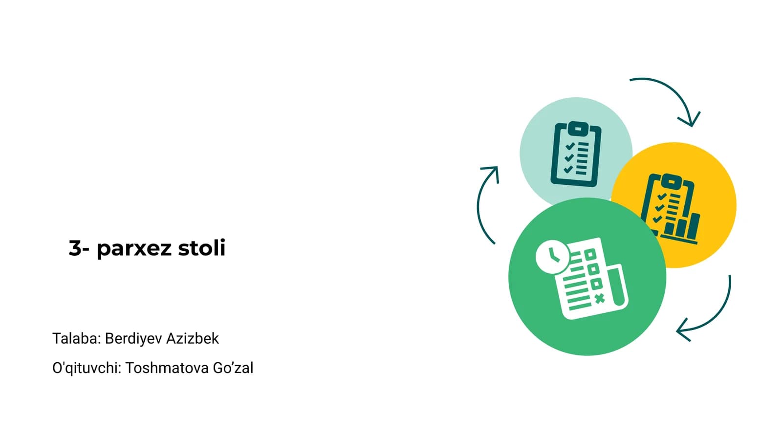 3-parxez stoli