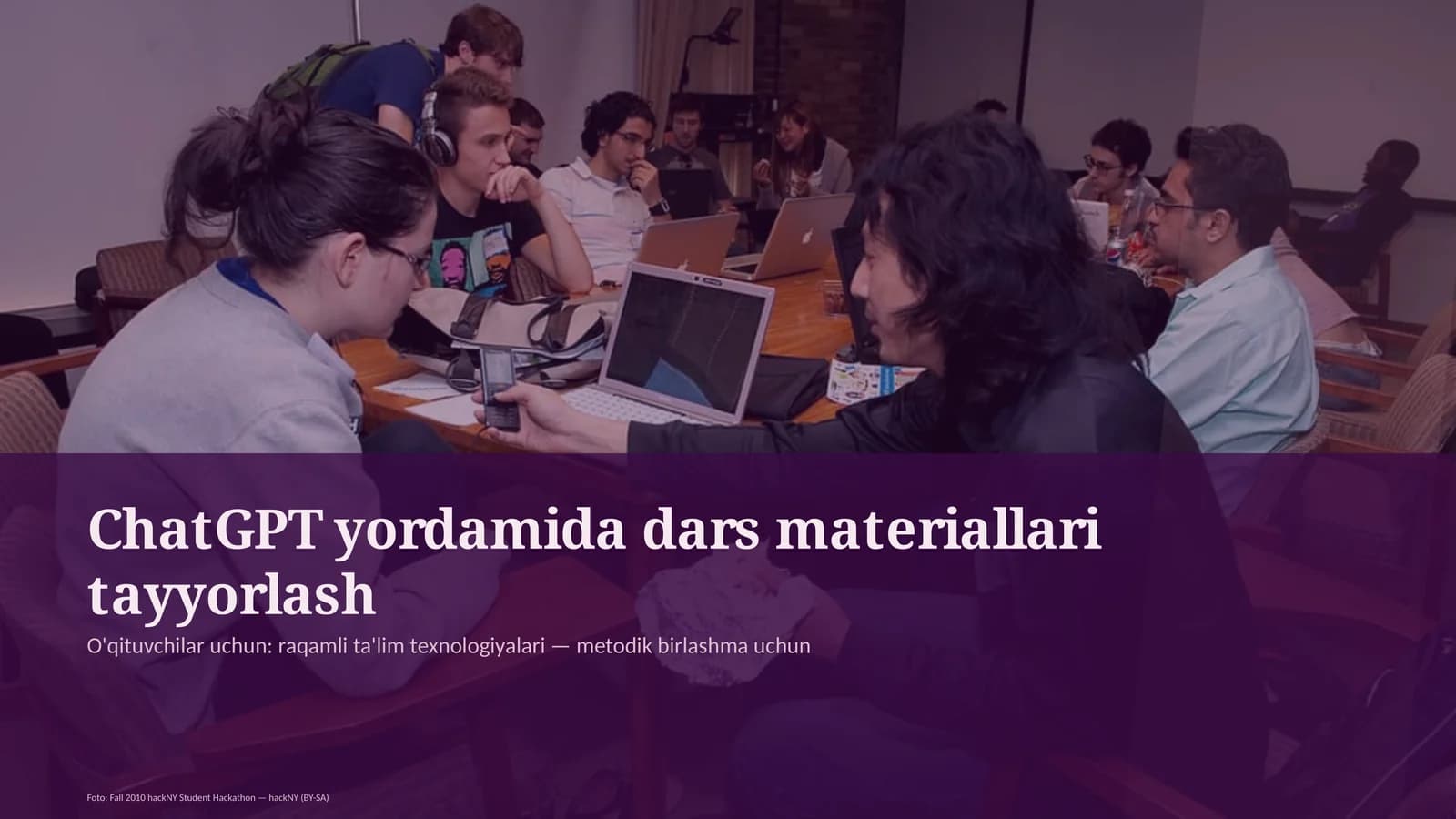 Dars materiallari tayyorlash
