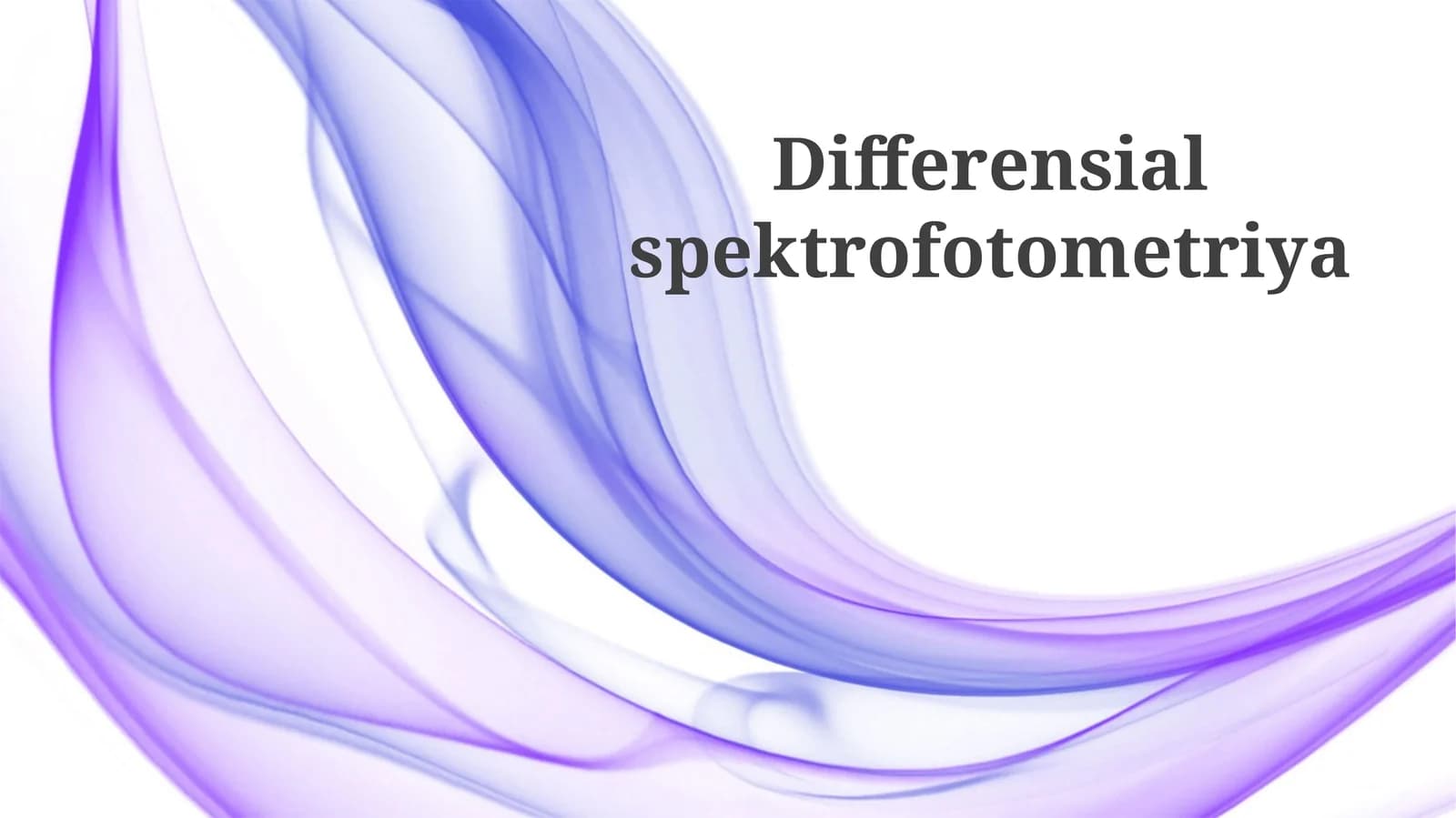 Differensialspektrofotometriya