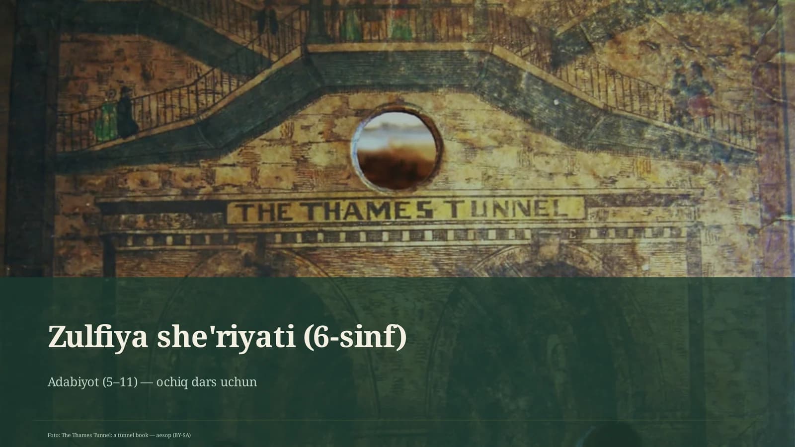 Zulfiya she'riyati (6-sinf)