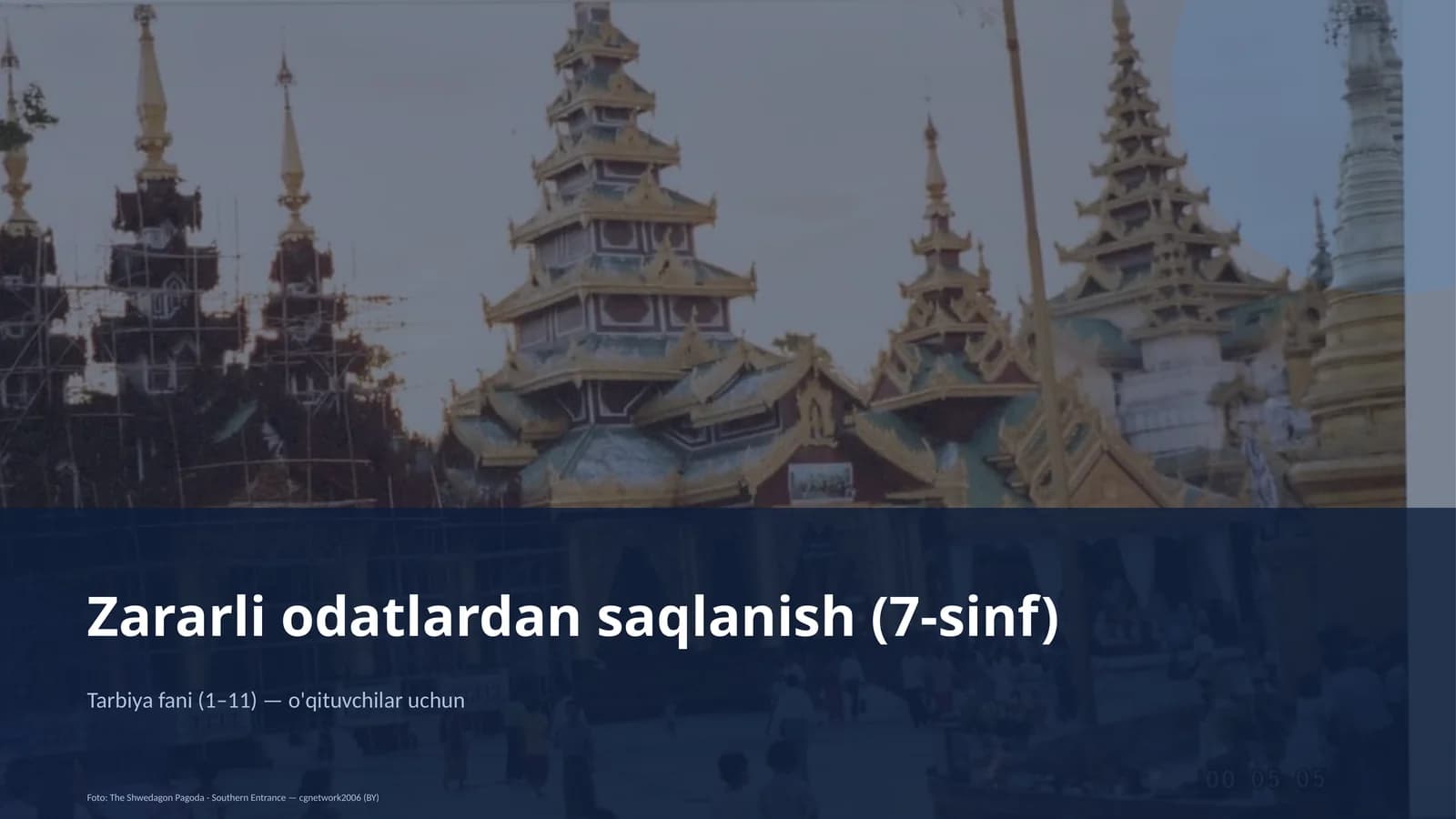 Zararli odatlardan saqlanish (7-sinf)