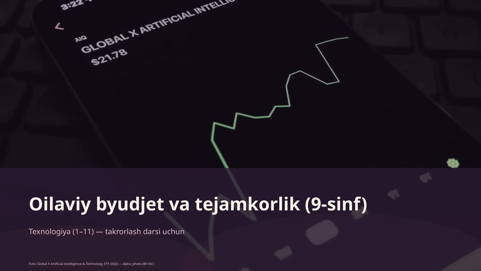Texnologiya (1– 11) — takrorlash darsi uchun