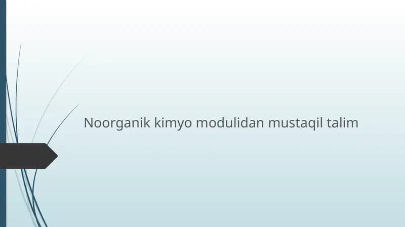 Aralash tuzlar .