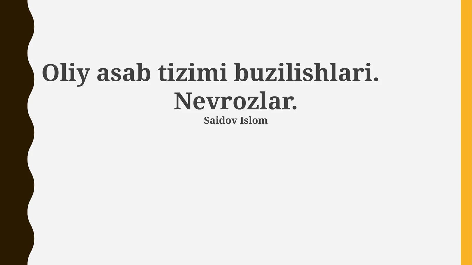 Nevrozlar: Ta'rif, turlari va klinik ko'rinishlari