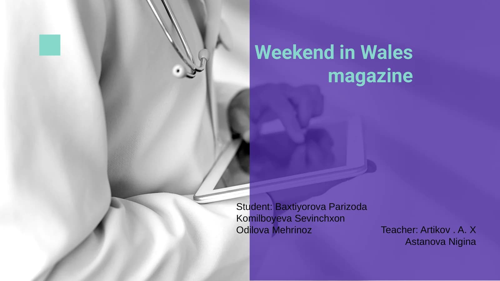 Weekend in Wales magazine
