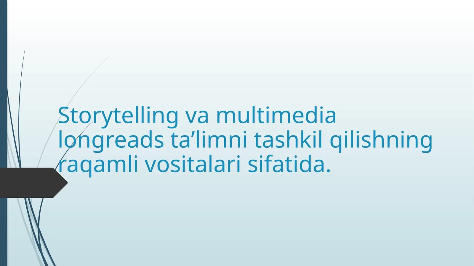 Multimediali Longreads
