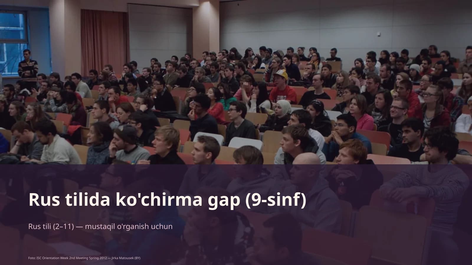 Rus tilida ko'chirma gap (9-sinf)