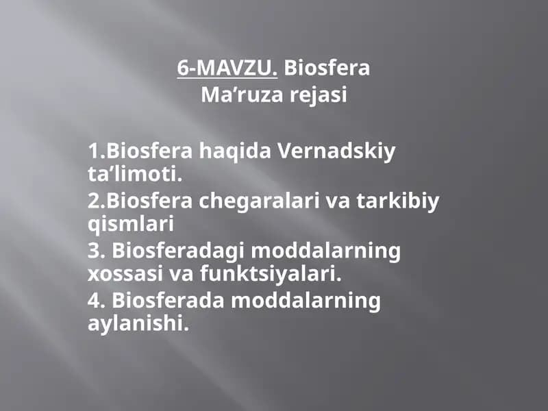 Biosfera