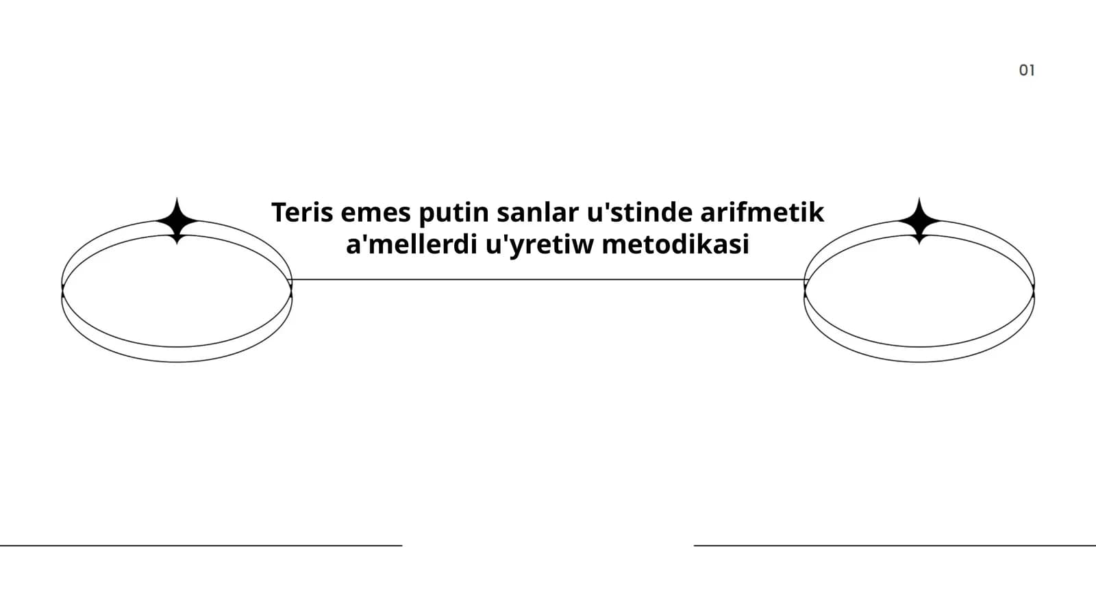 Teris emes putin sanlar u'stinde arifmetik a'mellerdi u'yretiw metodikasi