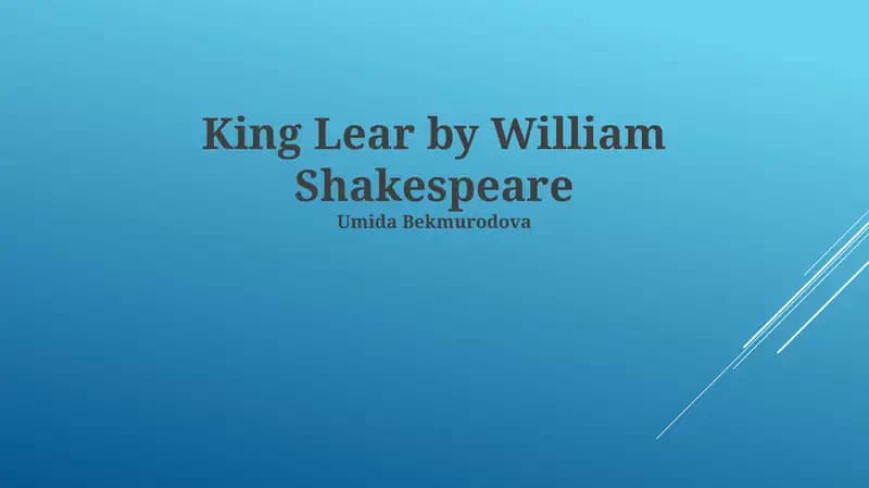 King Lear by William Shakespeare