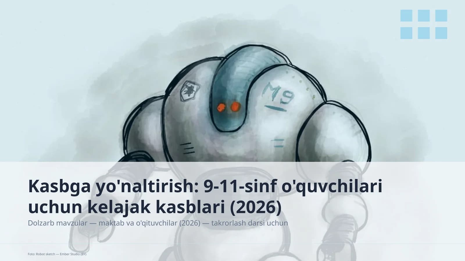 Kasbga yo'naltirish: 9-11-sinf o'quvchilari uchun kelajak kasblari (2026)