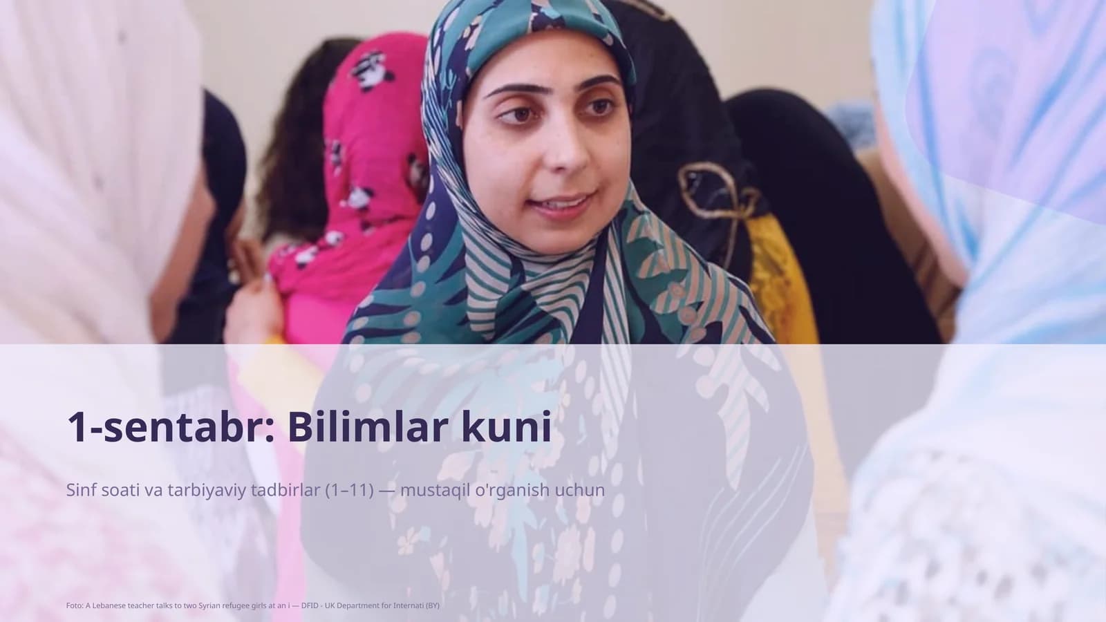 1-sentabr: Bilimlar kuni