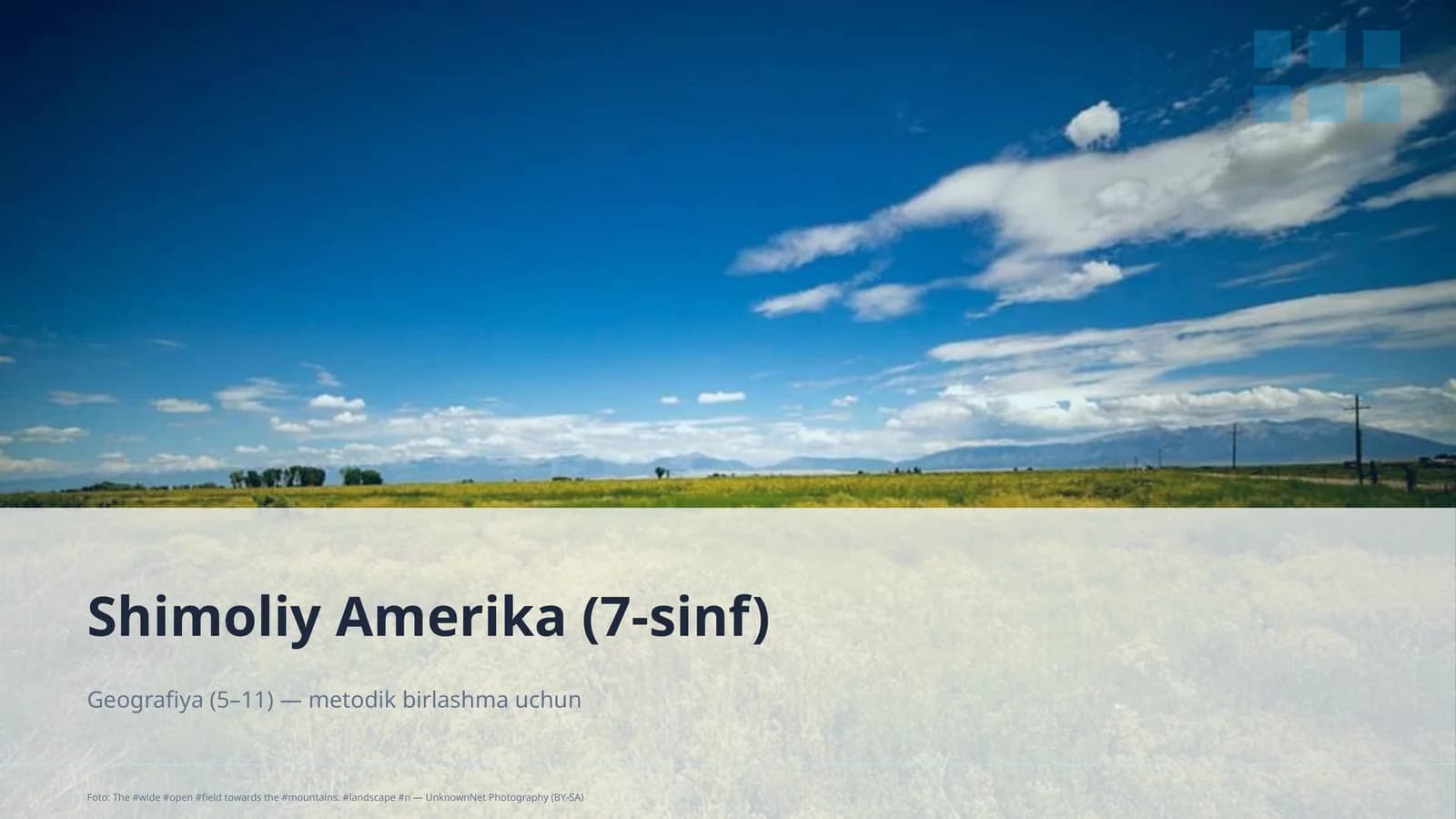 Shimoliy Amerika (7-sinf)