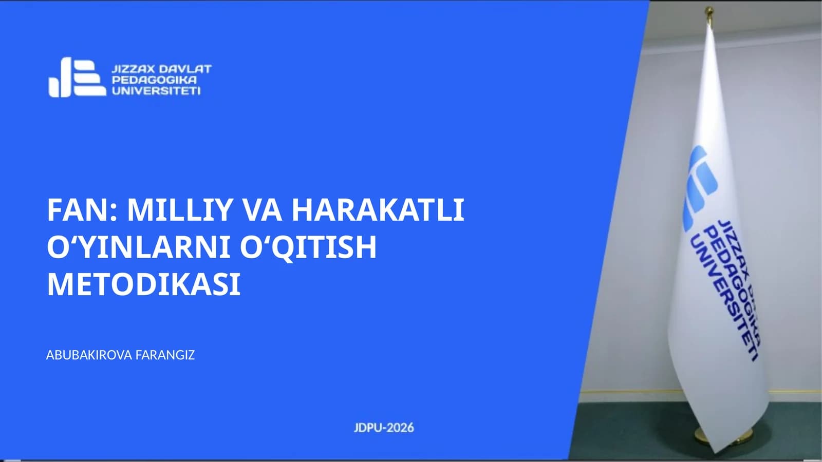 MAKTABGACHA TAʼLIM MUASSASALARIDA VA BOSHLANGʻICH SINF OʻQUVCHILARI BILAN O'TKAZILADIGAN MILLIY VA HARAKATLI OʻYINLAR