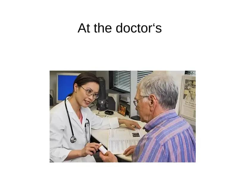 At the doctor's