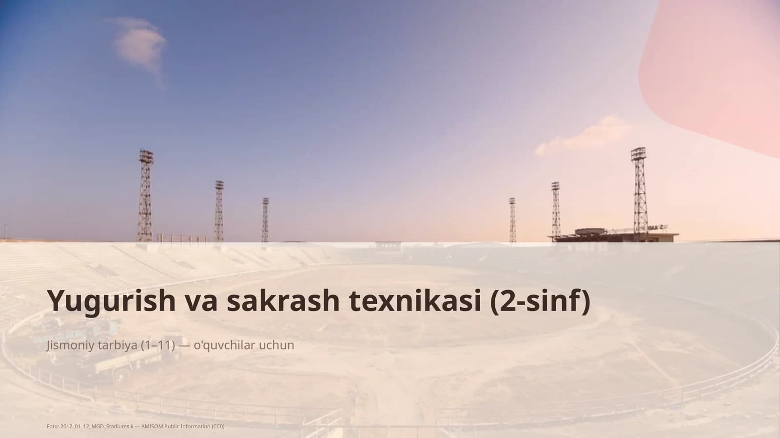 Yugurish va sakrash texnikasi (2-sinf)