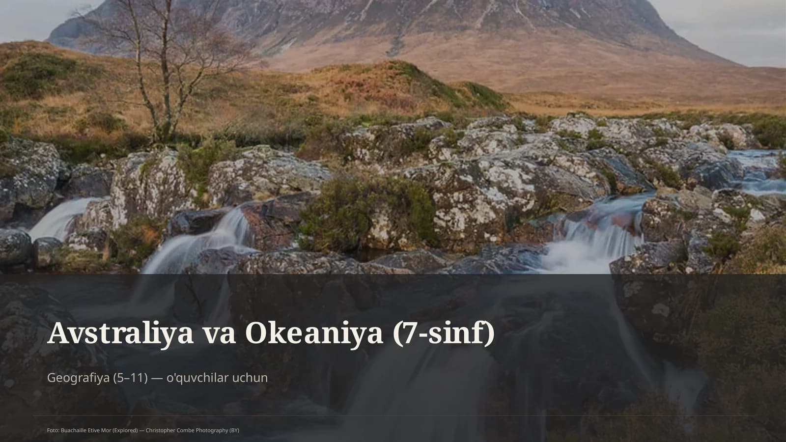 Avstraliya va Okeaniya (7-sinf)