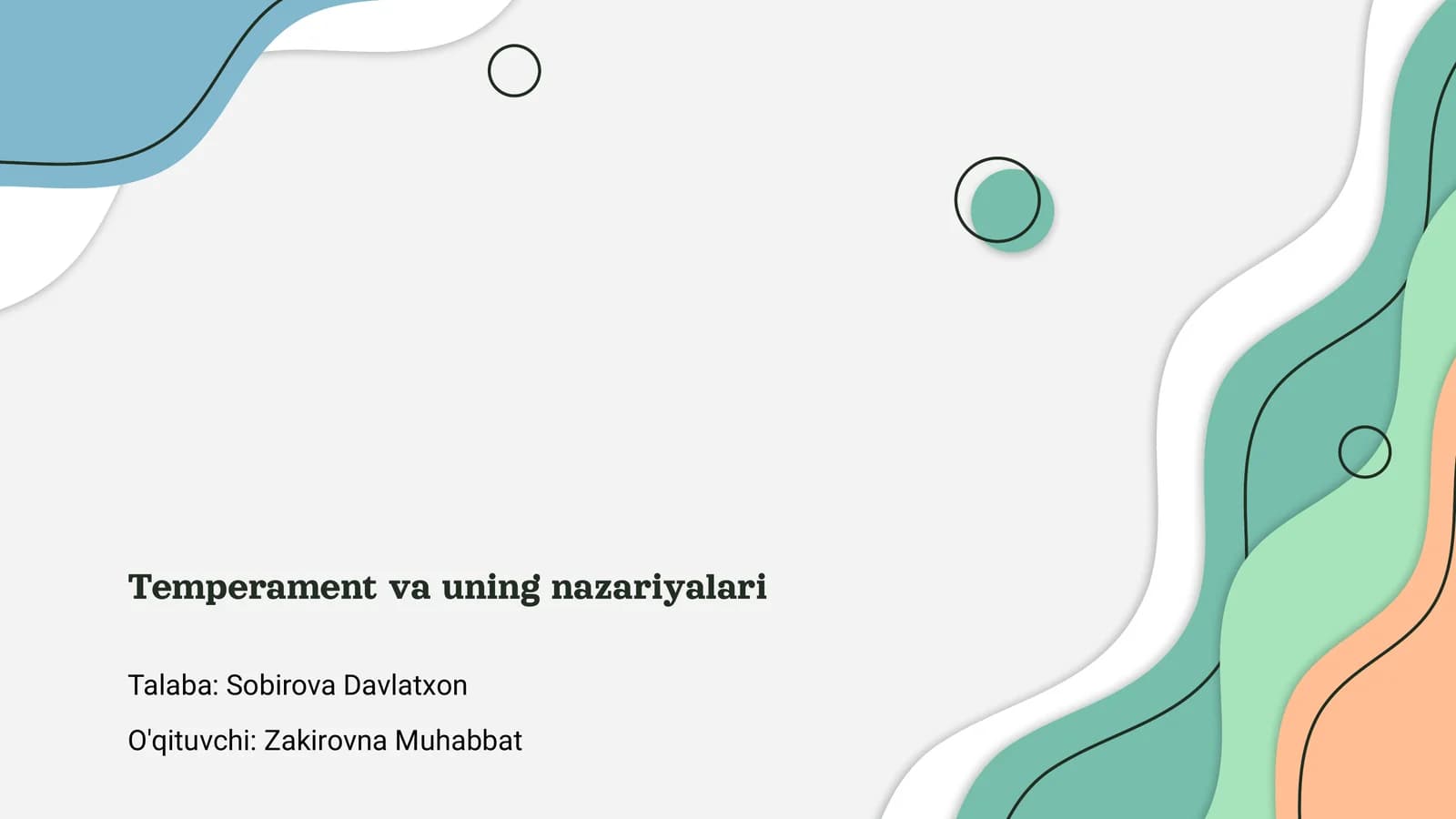 Temperament va uning nazariyalari