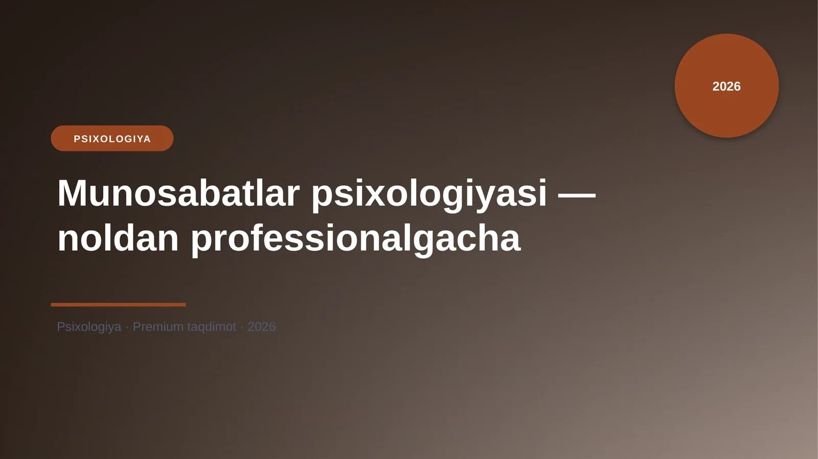 Munosabatlar psixologiyasi