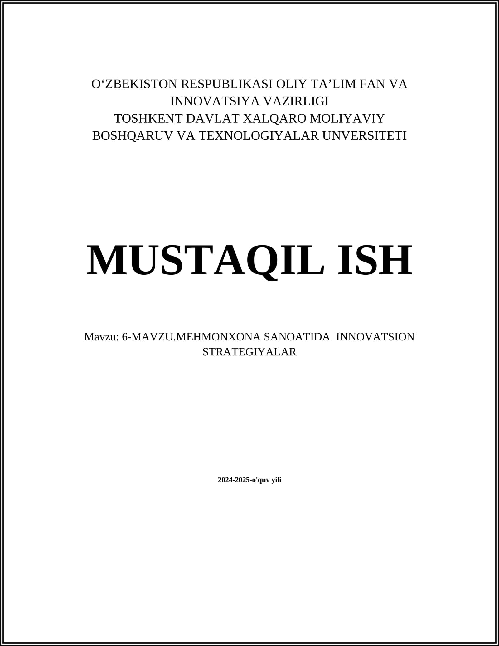 Mehmonxonalarda raqamli transformatsiya
