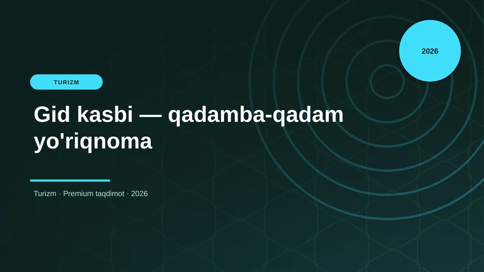 Gid kasbi — qadamba-qadam yo'riqnoma