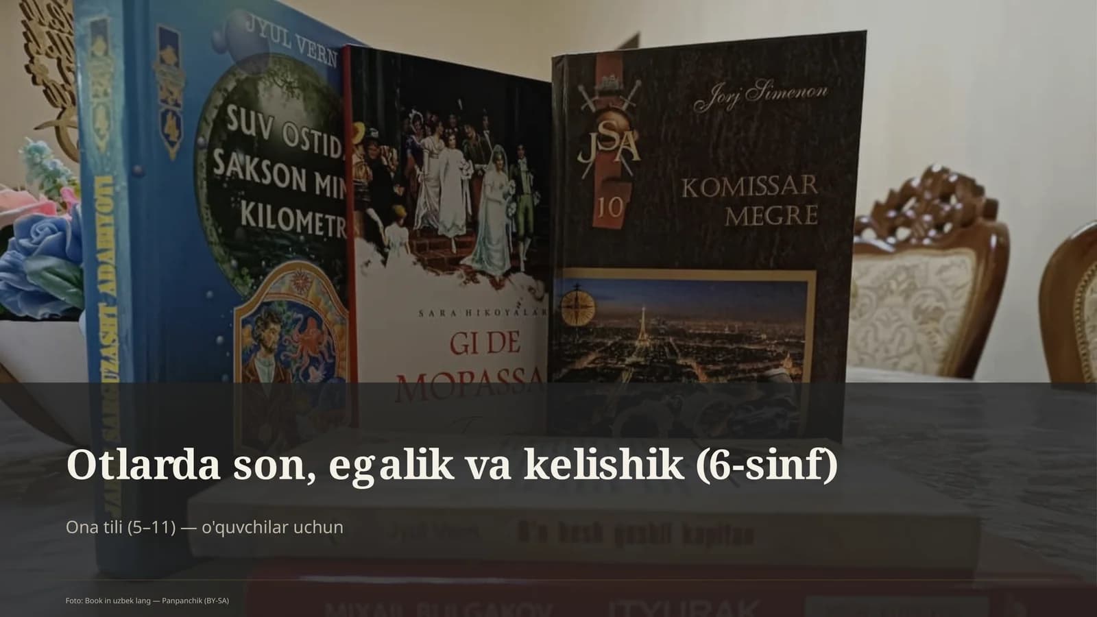 Otlarda son, egalik va kelishik (6-sinf)
