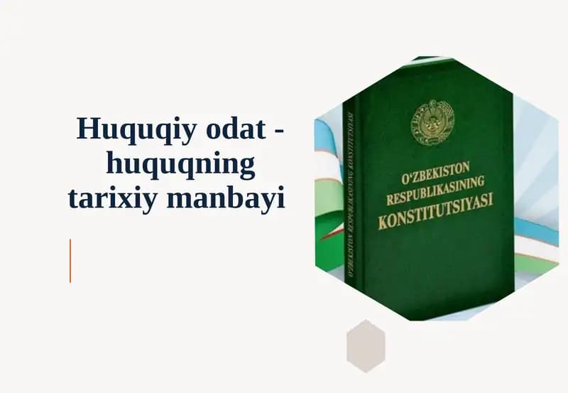 Huquqiyodat-huquqningtarixiymanbayi