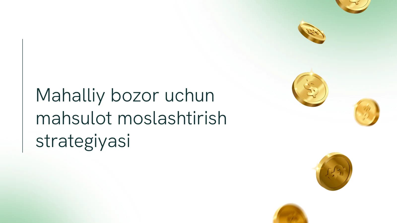 Mahalliy bozor uchun mahsulot moslashtirish strategiyasi
