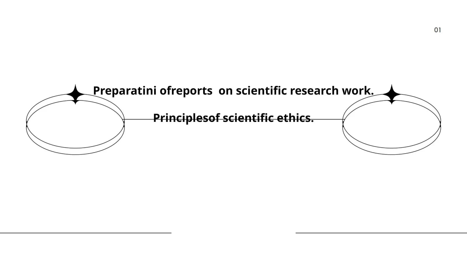 Preparatini ofreports on scientific research work