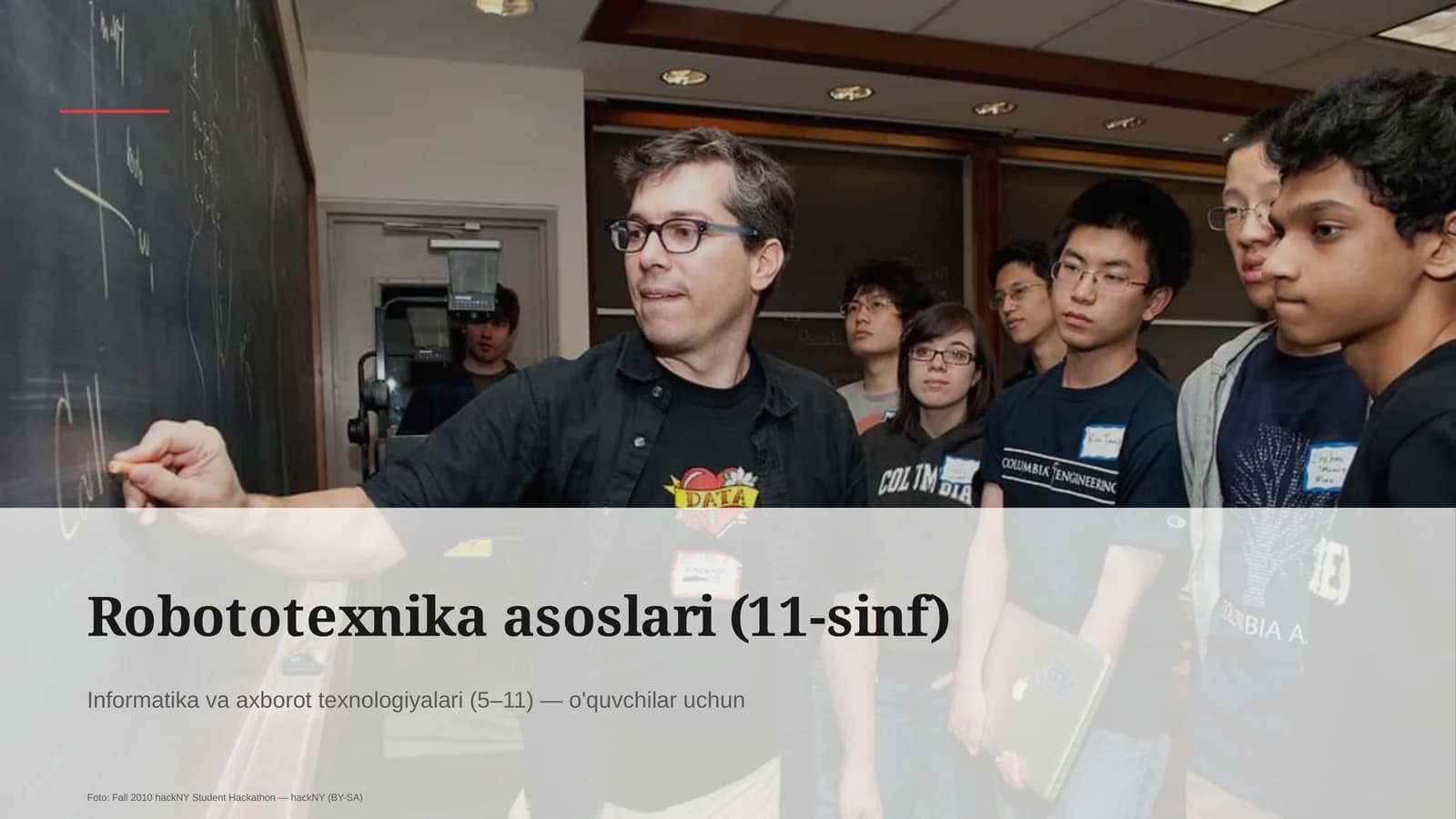 Robototexnika asoslari (11-sinf)