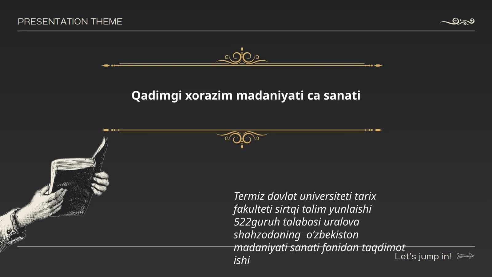Qadimgi xorazim madaniyati ca sanati