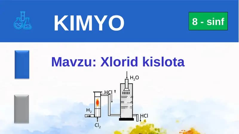 Xlorid kislota