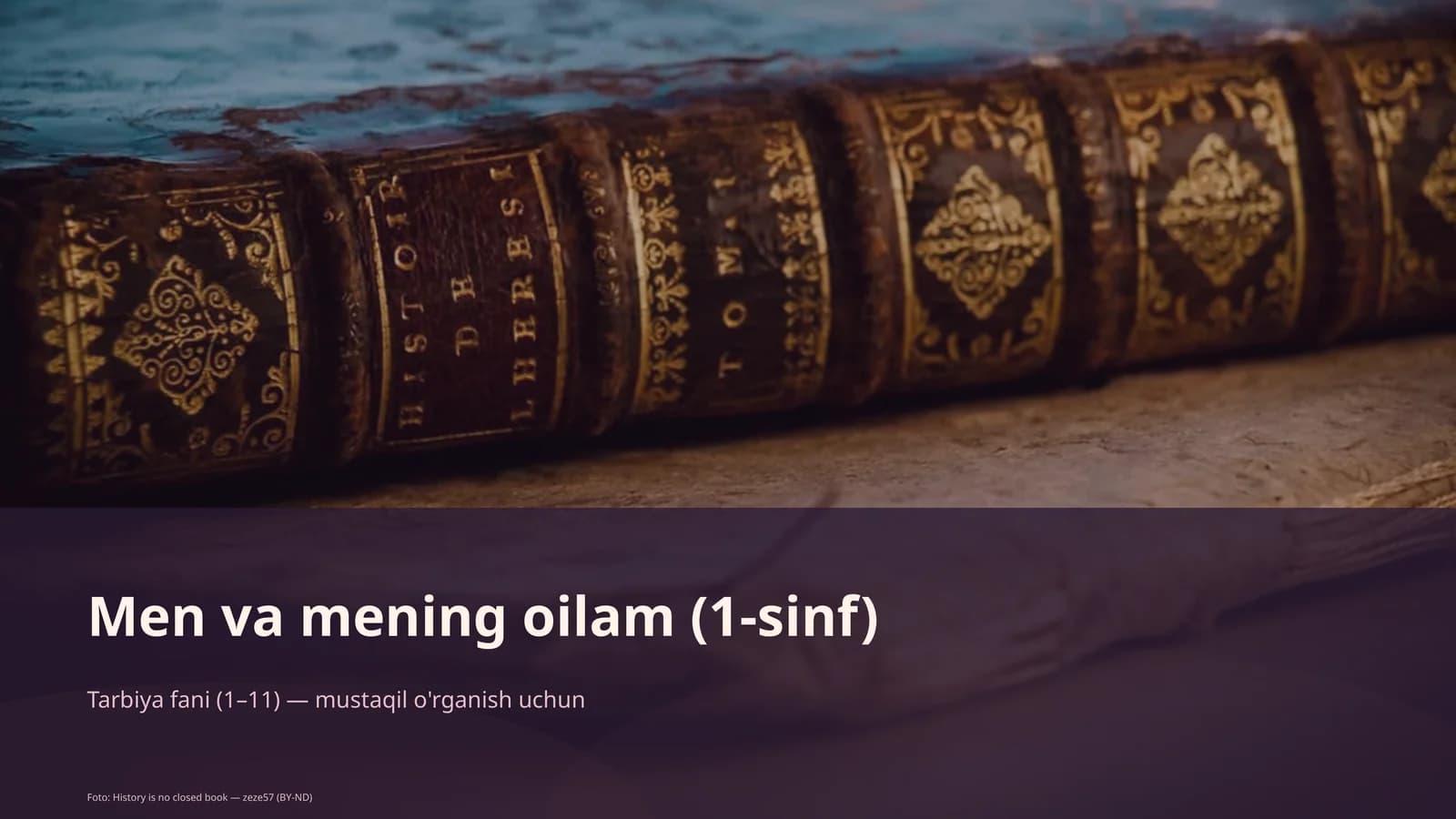 Men va mening oilam (1-sinf)