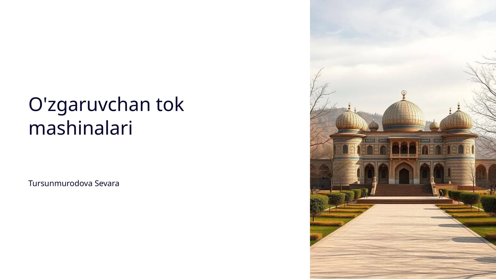 O'zgaruvchan tok mashinalari