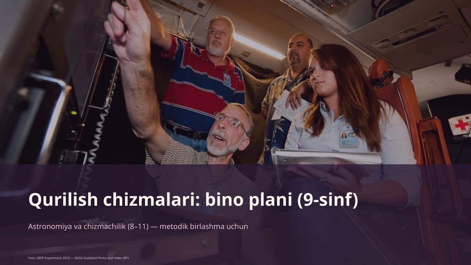 Qurilish chizmalari: bino plani (9-sinf)