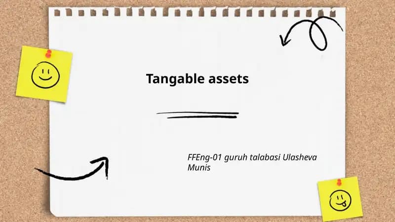 Tangible assets