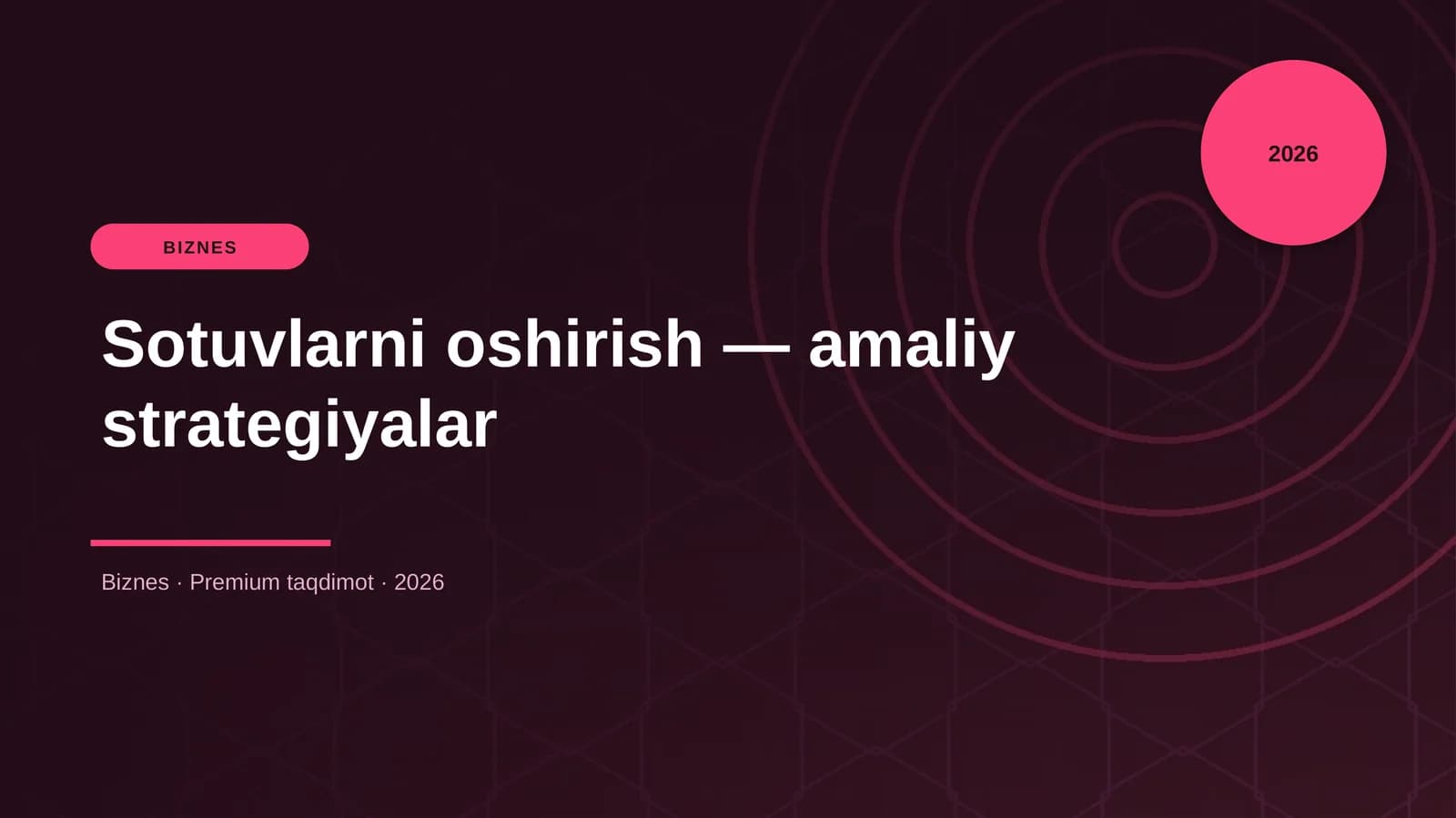 Sotuvlarni oshirish — amaliy strategiyalar