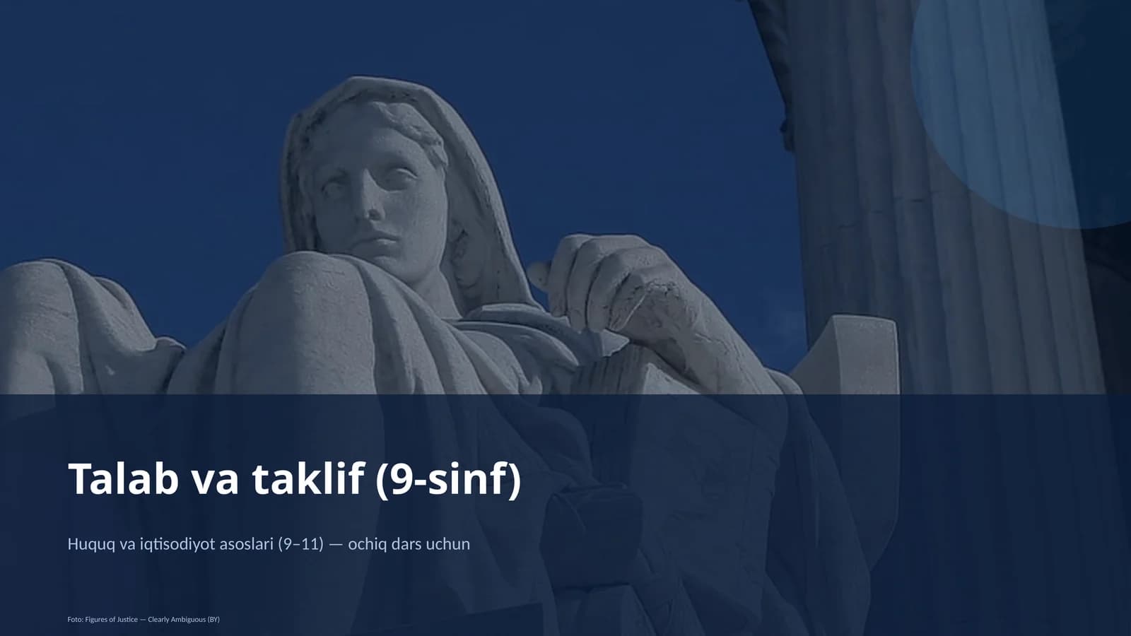 Huquq va iqtisodiyot asoslari (9–11)