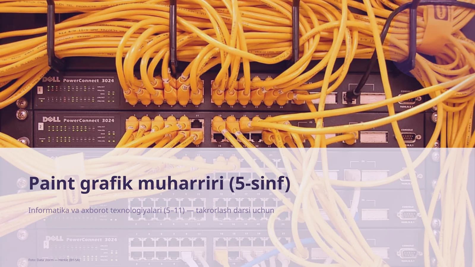 Paint grafik muharriri (5-sinf)