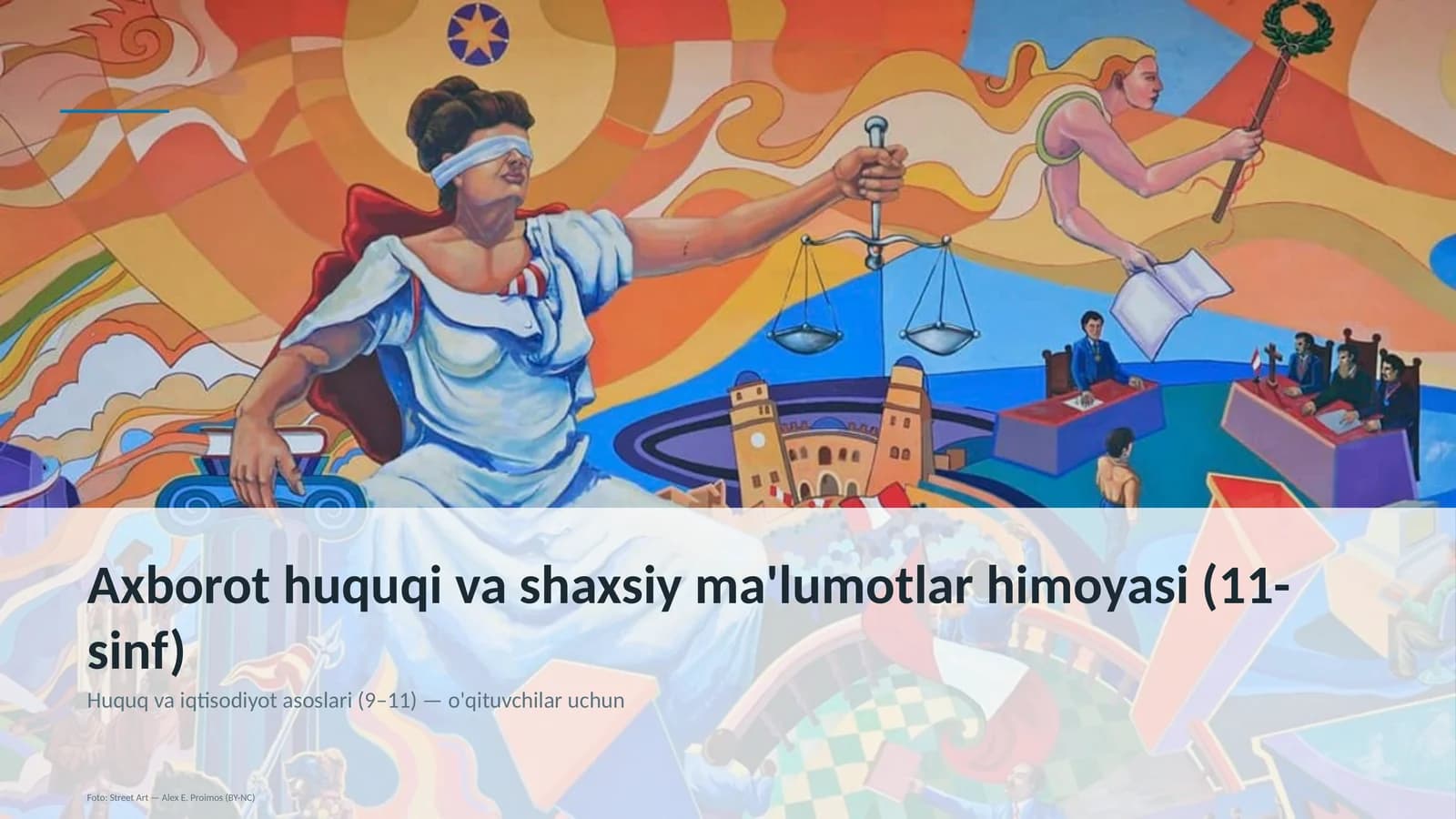Huquq va iqtisodiyot asoslari (9–11) - o'qituvchilar uchun
