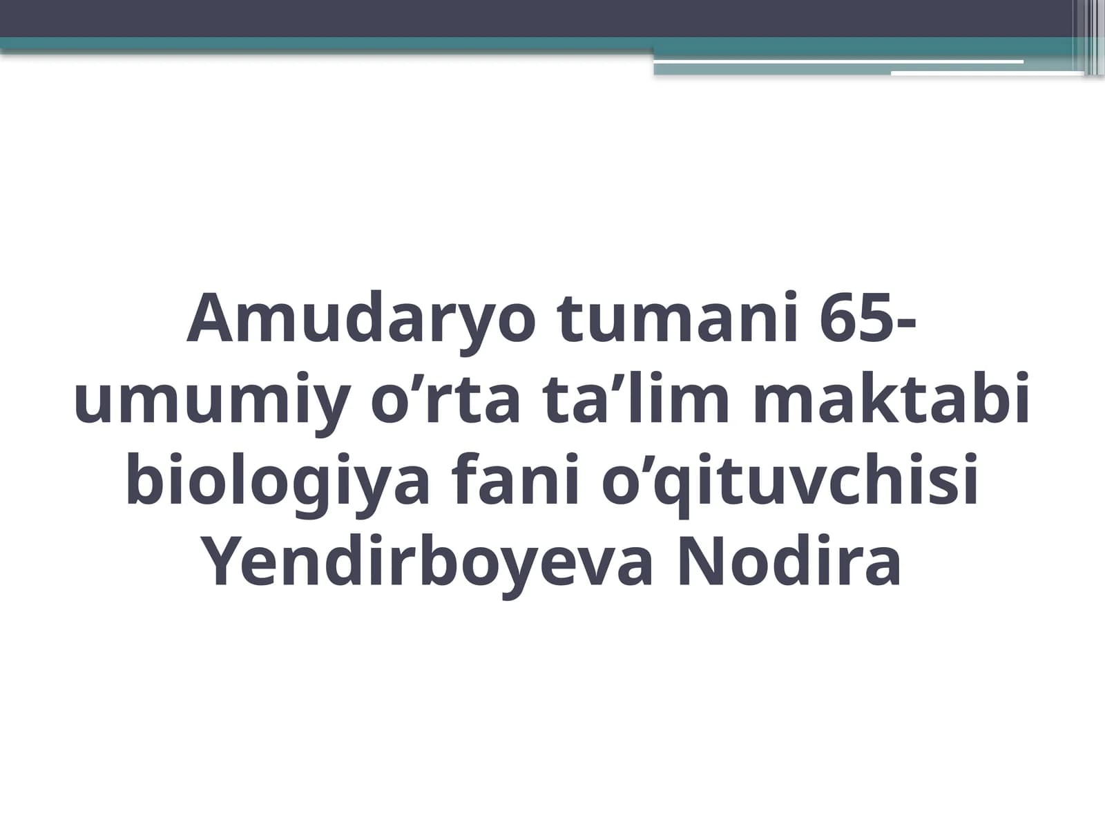 8-sinf Biologiya fanidan Nerv faoliyati tiplari, nerv sistemasi gigiyenasi ochiq dars ishlanma