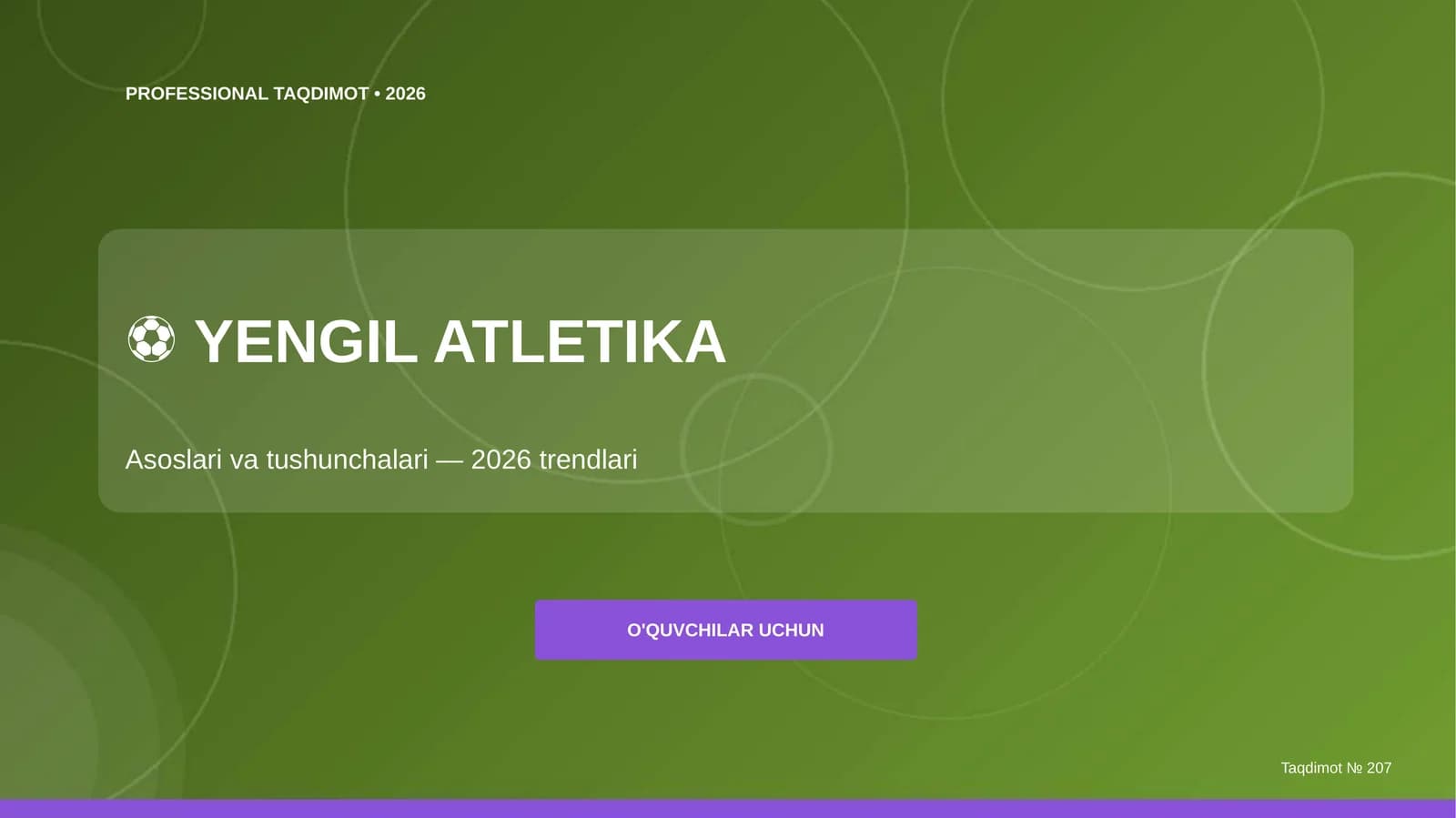 Yengil atletika: asoslari va tushunchalari (2026 trendlari)