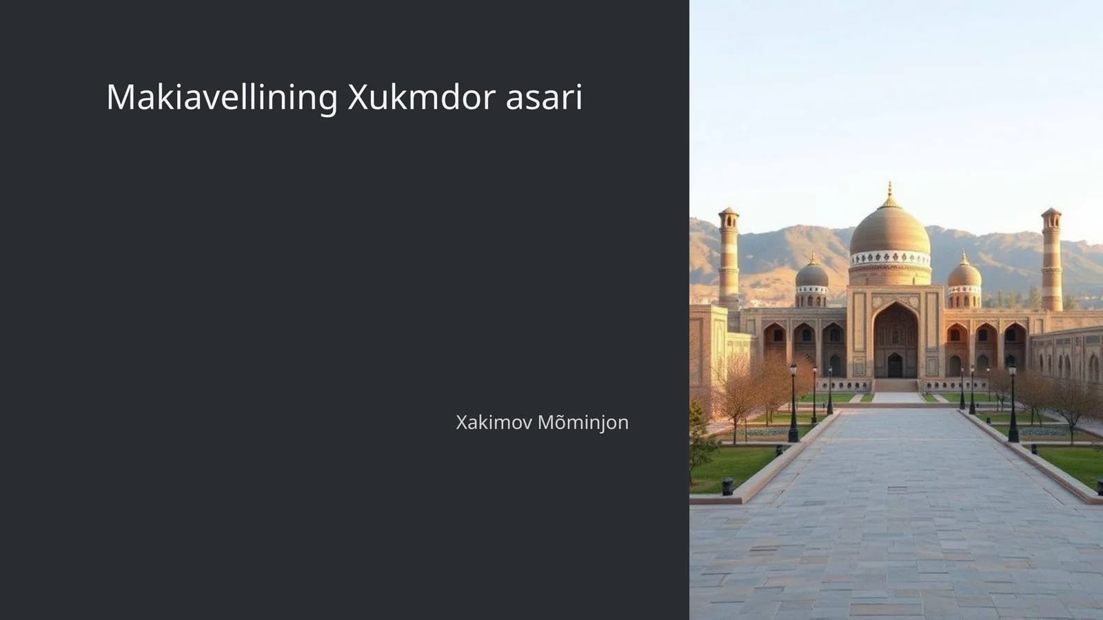 Makiavellining Xukmdor asari