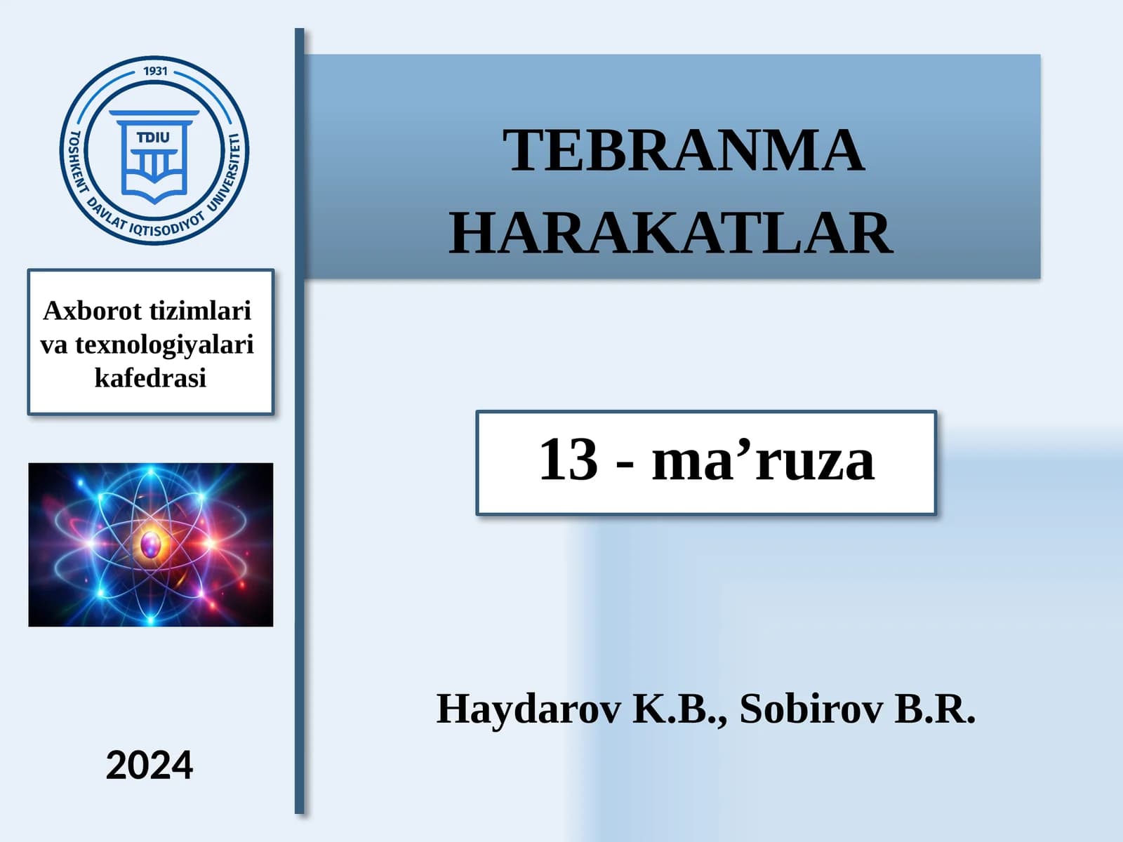 TEBRANMA HARAKATLAR
