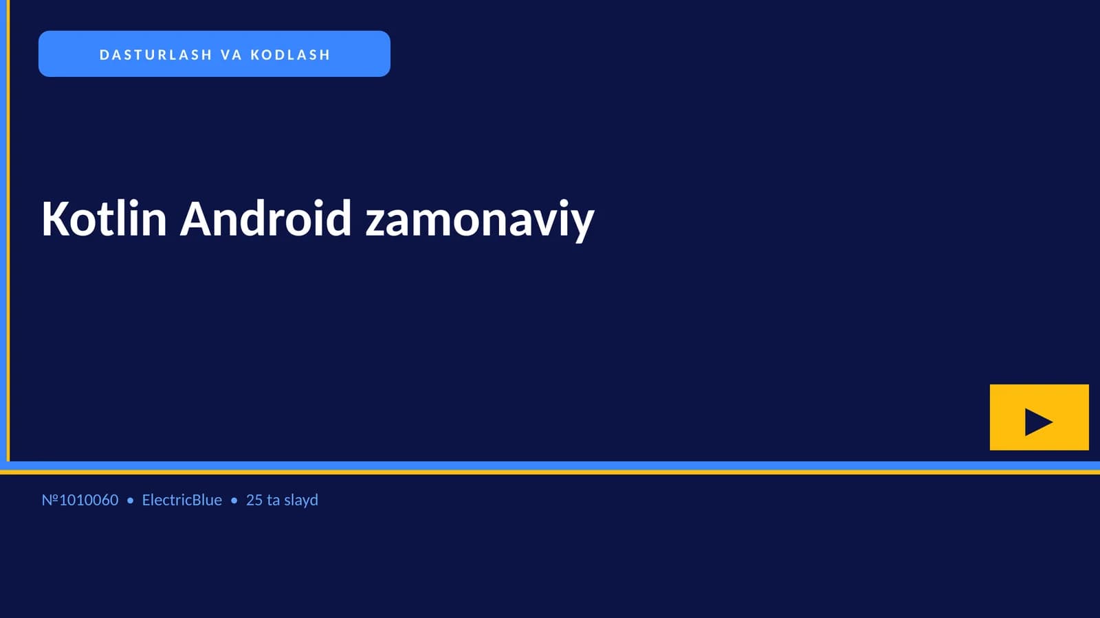 Kotlin Android zamonaviy