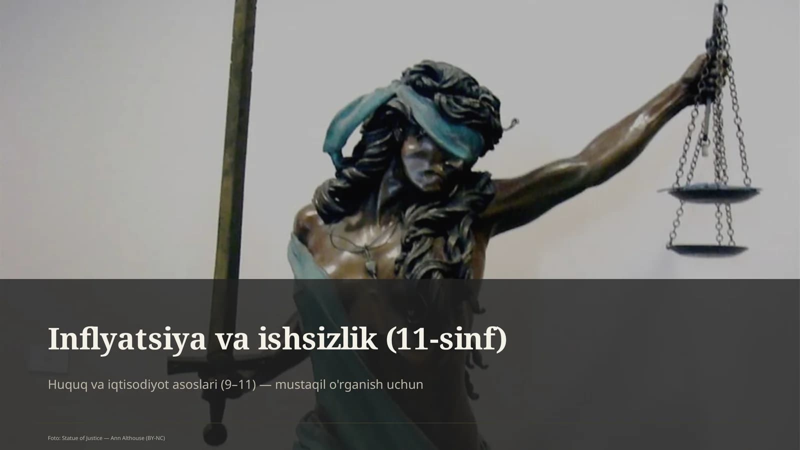 Huquq va iqtisodiyot asoslari (9– 11)